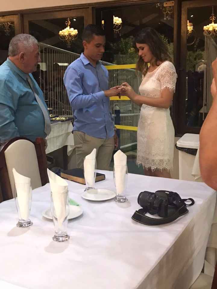 troca de alianças 