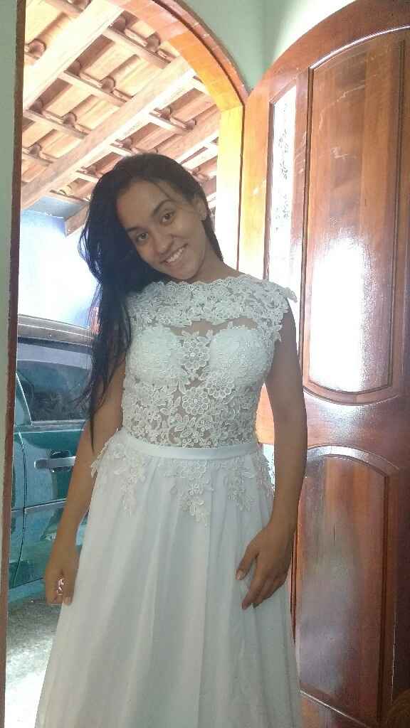 Meu vestido de noiva! vem ver! - 2