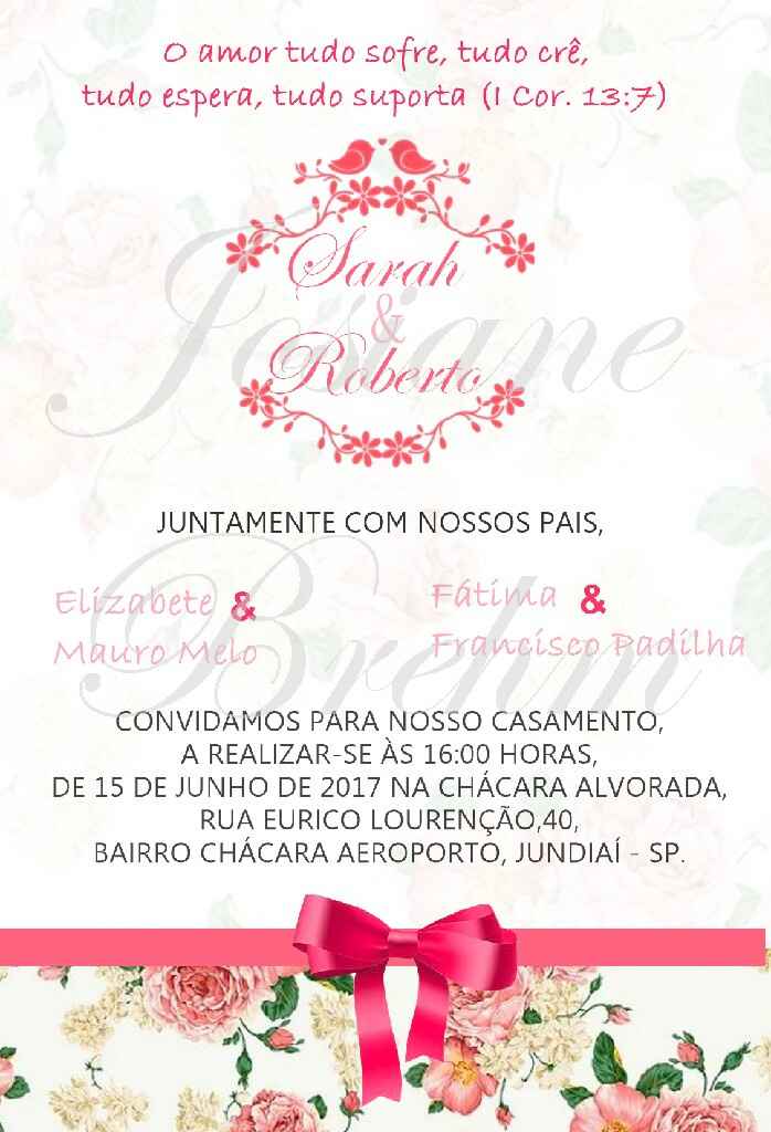 Convites - 1