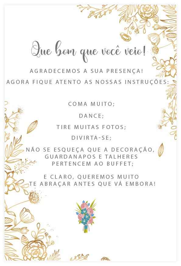 Recado aos convidados: Sim ou não? - 1