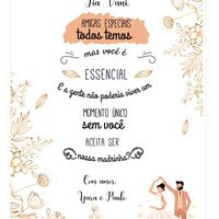 O que escrever no convite dos padrinhos? - 1