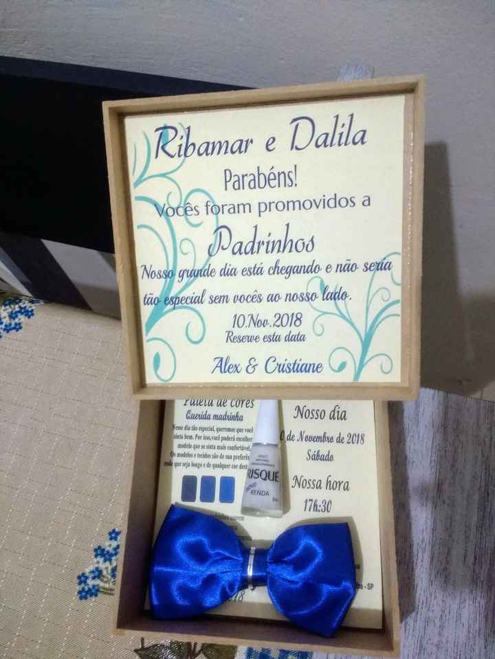 Caixinha padrinhos, help - 1