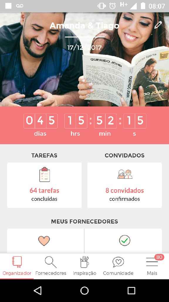  Menos de 45 dias pro dia c e uma madrinha dá pra trás - 1