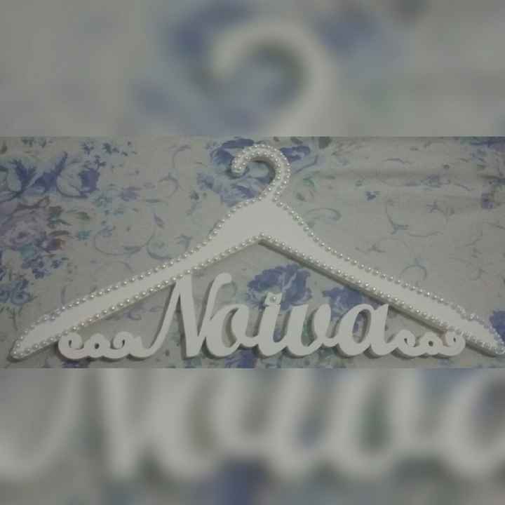 Meu cabide de noiva diy #vem ver *--* - 1