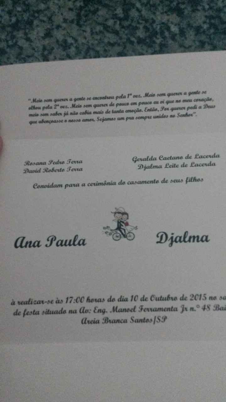 convite aberto