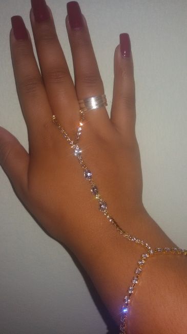 Minha luva metal de strass para o tÃo esperado e grande dia - 2