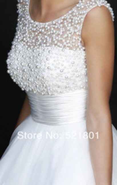 Vestido de noiva com faixa, pode? - 1