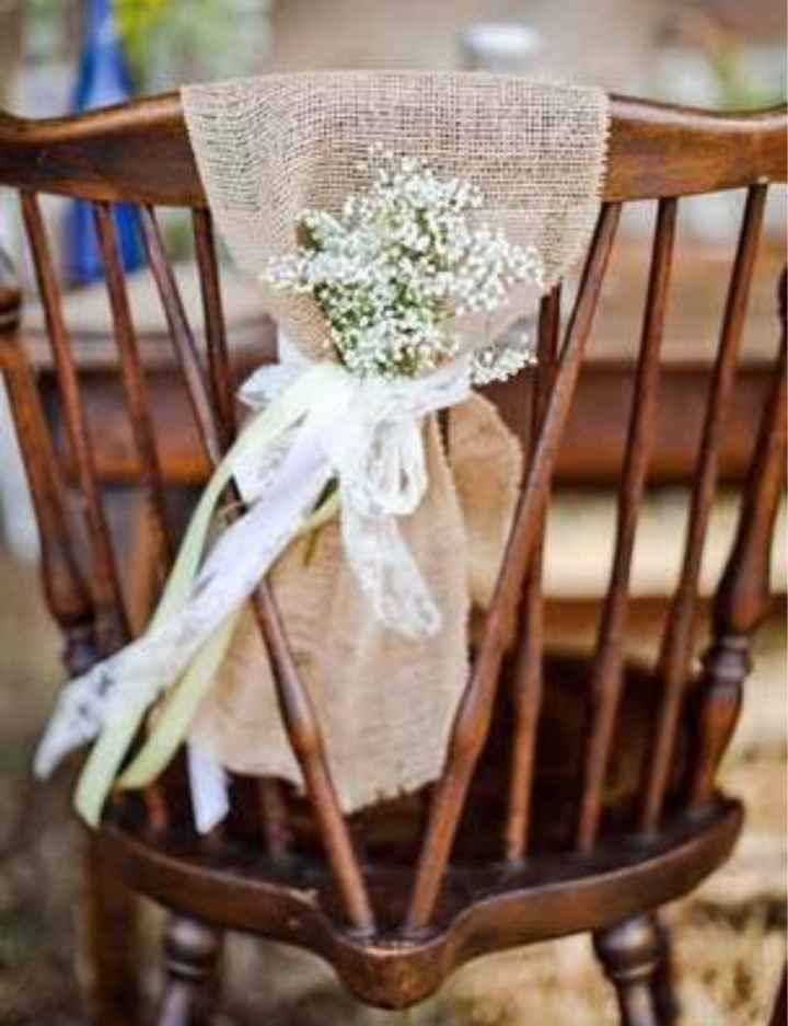 Dica para decoração cadeira casamento rústico, boho chic. - 2