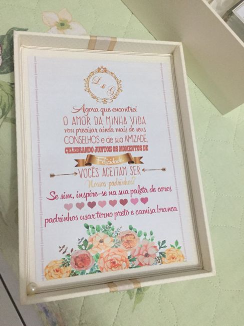 Caixa dos padrinhos pronta 😍😍😍 - 3