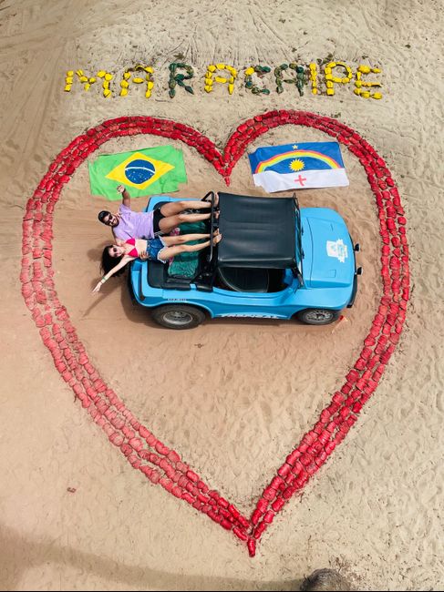 Lua de mel no Caribe brasileiro 😍😍😍 2
