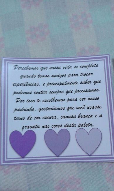 O convite *-*