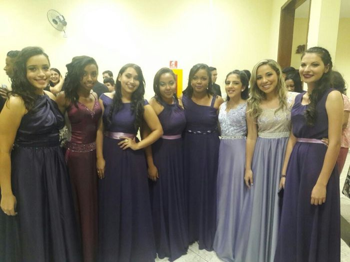 Amigas da noiva roxo - 2