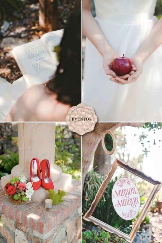 Inspiração casamento temático: Branca de Neve