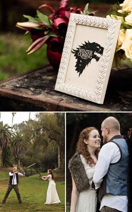 Look para casamento na temática Game of Thrones