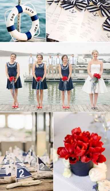 Inspirações casamento Náutico (Navy)