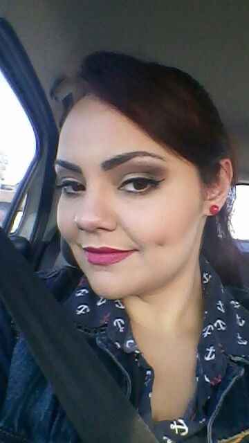 Caras e bocas, pq eu amei essa make! Rs...