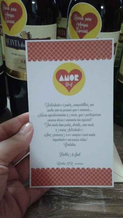 Mimo de agradecimento aos padrinhos e pais! DIY!