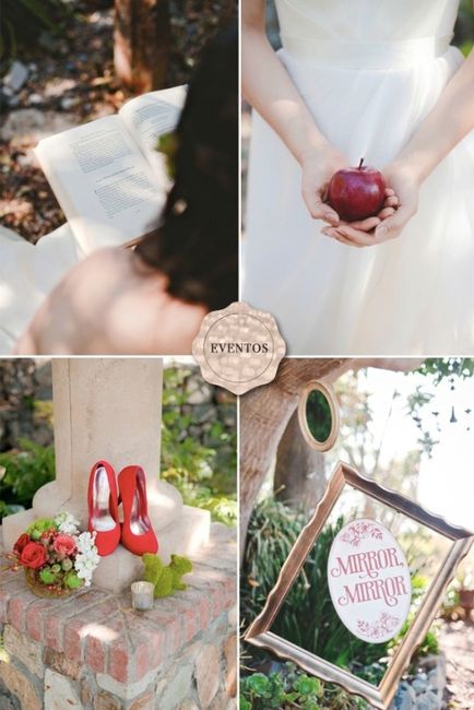 Inspiração casamento temático: Branca de Neve