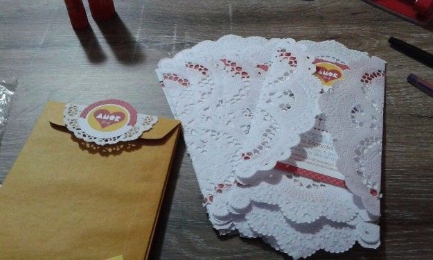 Envelope dos convites dos padrinhos e convite formal!