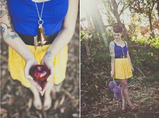 Editorial de casamento temático: Branca de Neve