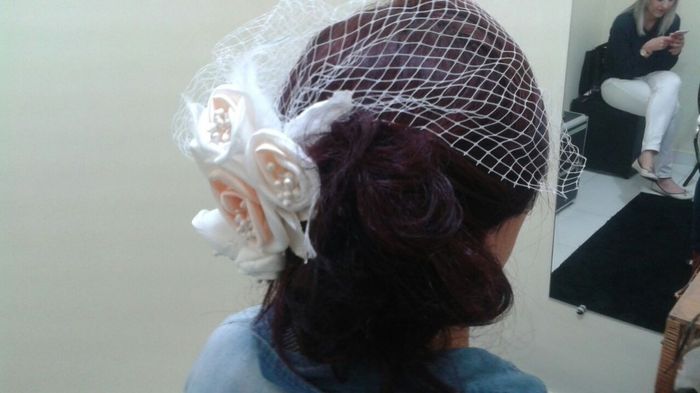 Meu teste de make e cabelo!