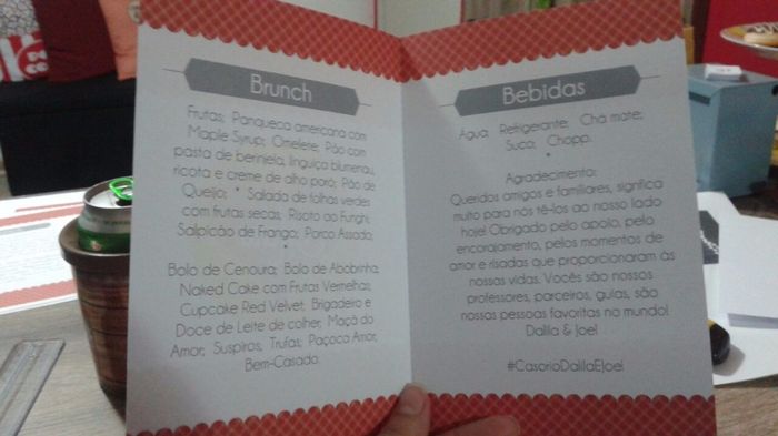 Menu DIY!