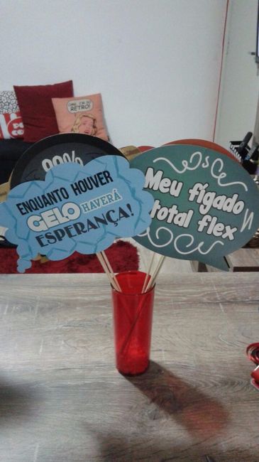 Plaquinhas para fotos!