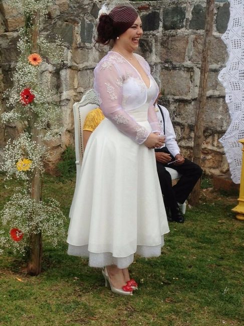 A noiva mais feliz! Rs...