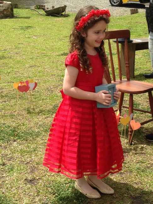 Minha cunhadinha, daminha linda!