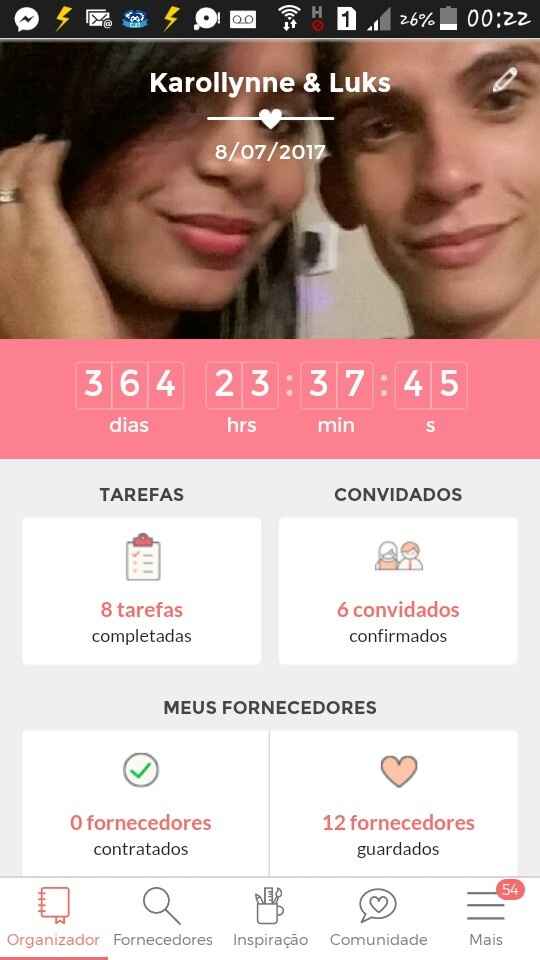 Que felicidade e emoção - 1