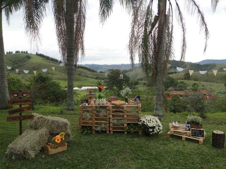 Mais da mesa de doces...