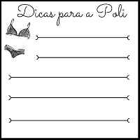 e para escrever dicas para a noivinha aqui 