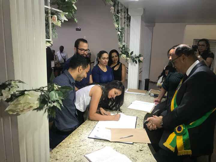 Meu casamento civil 😍 - 2