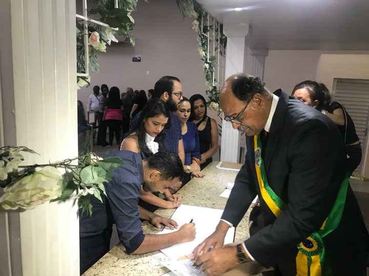 Meu casamento civil 😍 - 3