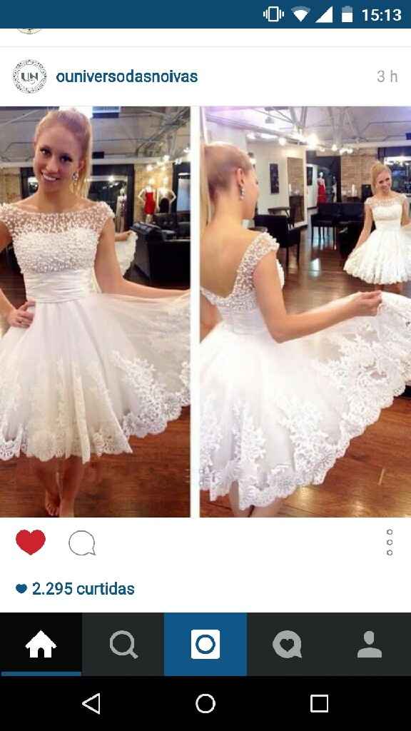 Como será seu vestido no civil? - 2