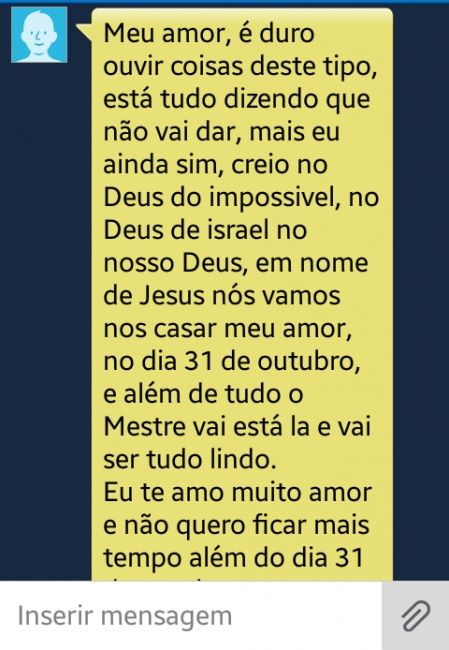Quando falta fé ... - 1