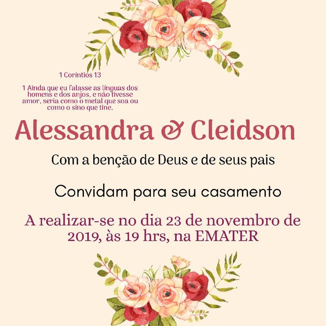 Meu convite de casamento diy🤭⚘ 3