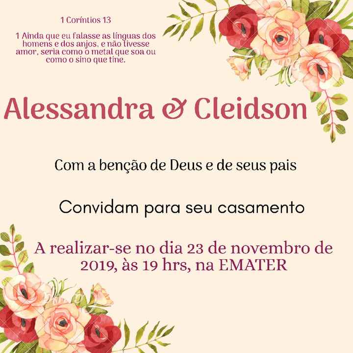 Meu convite de casamento diy🤭⚘ - 4