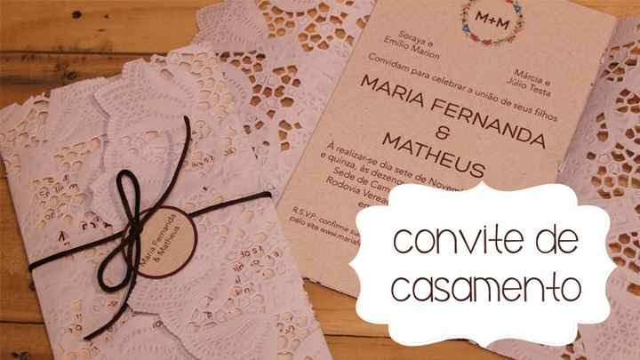 Sugestão de Convite