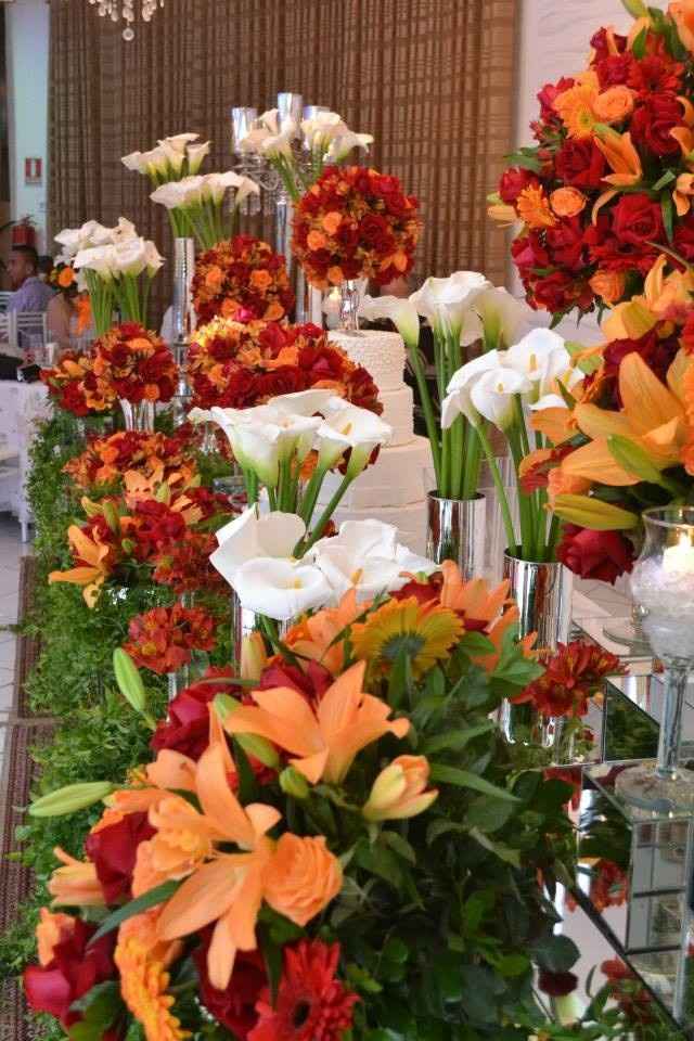 As cores para meu casamento.