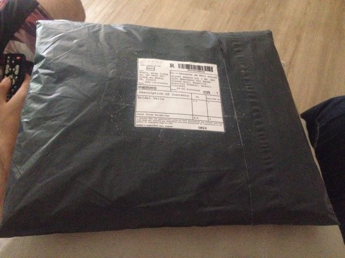Meu veú do ali chegou!! *_* - 3