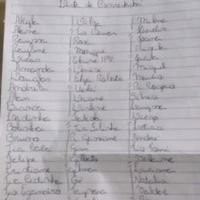Listinha de convidados - 1