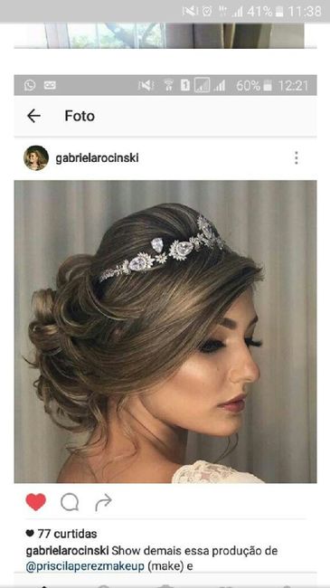 Penteado tipo coque (de lado sem marca a testa) - 1