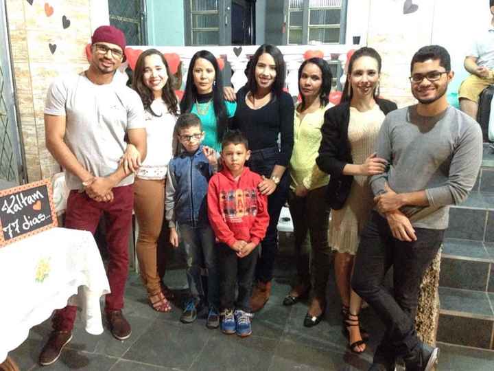 família do noivo