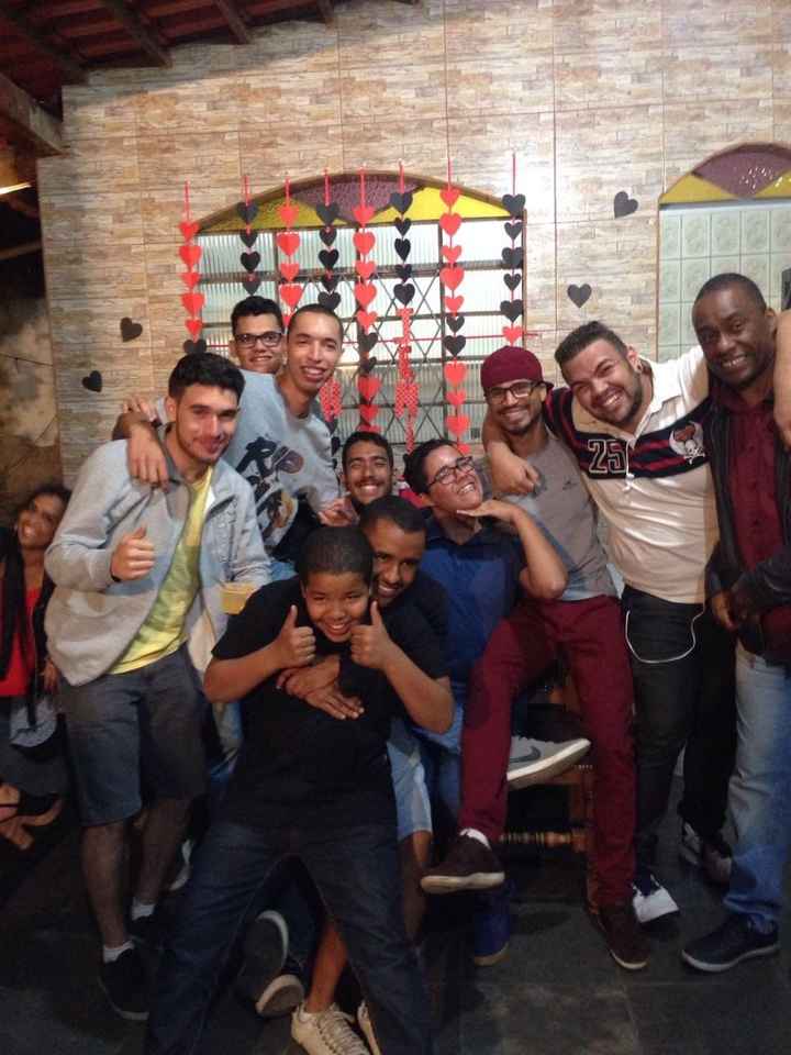 amigos do noivo