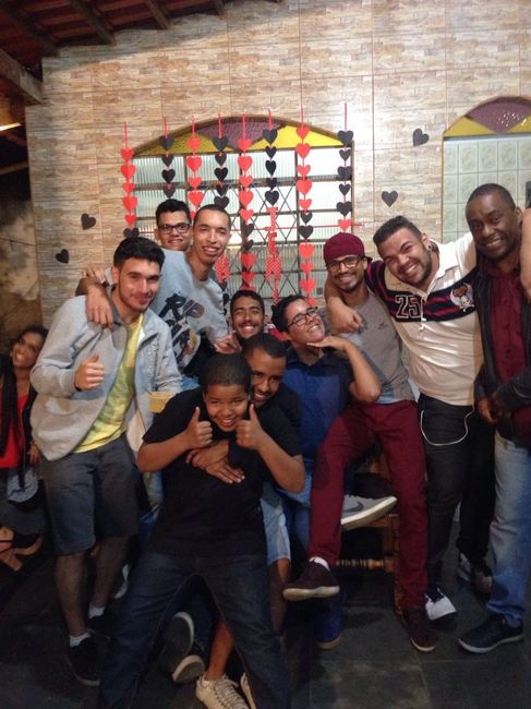 amigos do noivo
