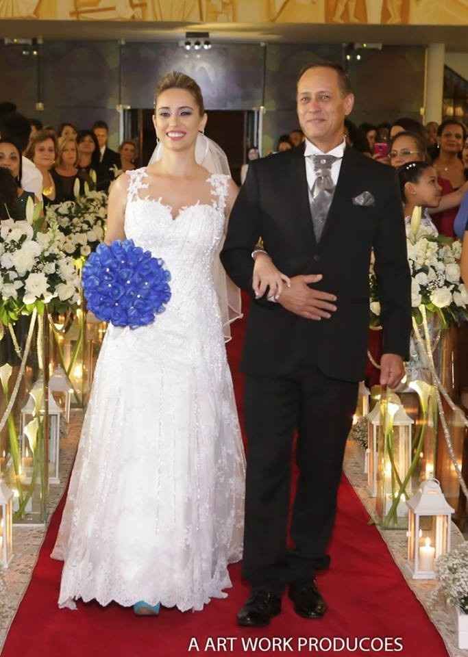 Buquê azul