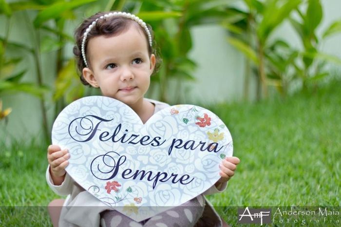 Placa ' Felizes para sempre