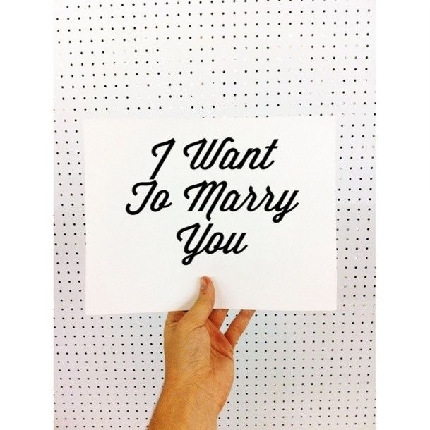 Quero me casar com você