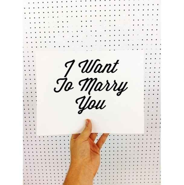Quero me casar com você